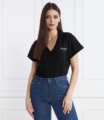 Karl Lagerfeld - Bluzka damska ze sklepu: Gomez Fashion Store w kategorii: Bluzki damskie - zdjęcie 874714-BD9-10338_KL241W000080666