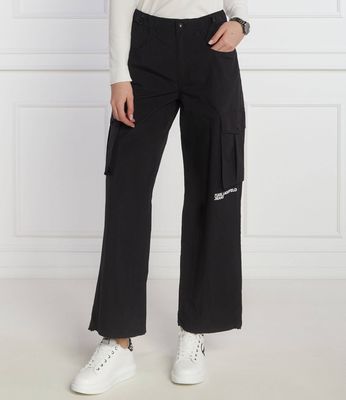 Spodnie damskie jesienne Karl Lagerfeld Jeans ze sklepu: Gomez Fashion Store w kategorii: Spodnie damskie - zdjęcie 874714-BD9-10338_KJ241W000002002