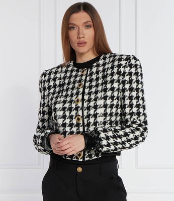 Marynarka jesienny elegancki BALMAIN ze sklepu: Gomez Fashion Store w kategorii: Marynarki damskie - zdjęcie 874714-BD9-10338_BA241W000008015