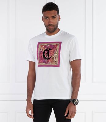 T-shirt męski Just Cavalli ze sklepu: Gomez Fashion Store w kategorii: T-shirty męskie - zdjęcie 874714-BD9-10338_CA242M000065005