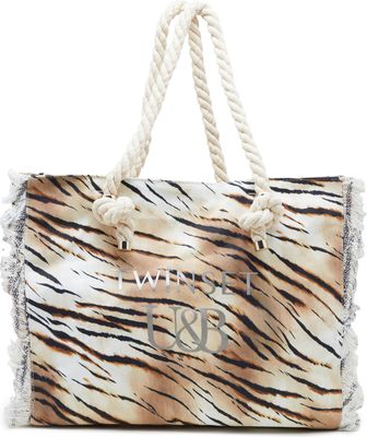 Torba letnia na lato Twinset U&B ze sklepu: Gomez Fashion Store w kategorii: Torby letnie - zdjęcie 874714-BD9-10338_TB241W000006912