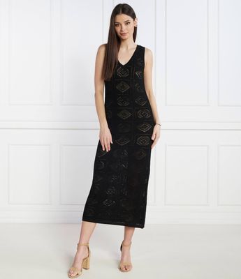 Sukienka dopasowana Twinset U&B ze sklepu: Gomez Fashion Store w kategorii: Sukienki - zdjęcie 874714-BD9-10338_TB241W000012006