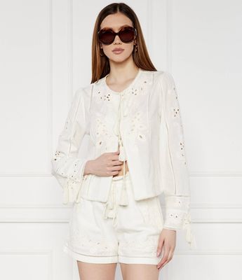 Bluzka damska elegancka Twinset ze sklepu: Gomez Fashion Store w kategorii: Bluzki damskie - zdjęcie 874714-BD9-10338_TS242W000025858