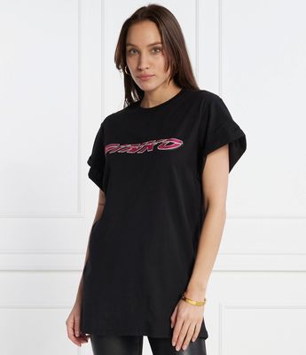 Pinko - Bluzka damska na wiosnę ze sklepu: Gomez Fashion Store w kategorii: Bluzki damskie - zdjęcie 874714-BD9-10338_PI241W000022211