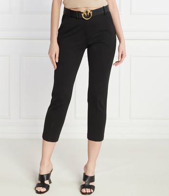 Spodnie damskie casualowe Pinko ze sklepu: Gomez Fashion Store w kategorii: Spodnie damskie - zdjęcie 874714-BD9-10338_PI241W000040099