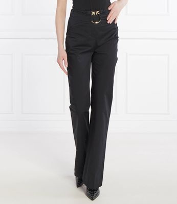 Pinko - Spodnie damskie jesienne casualowe ze sklepu: Gomez Fashion Store w kategorii: Spodnie damskie - zdjęcie 874714-BD9-10338_PI241W000044099