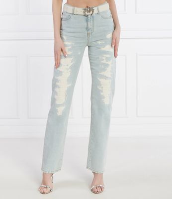 Pinko - Jeansy damskie ze sklepu: Gomez Fashion Store w kategorii: Jeansy damskie - zdjęcie 874714-BD9-10338_PI241W000202A88