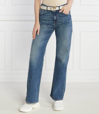 Pinko - Jeansy damskie na wiosnę ze sklepu: Gomez Fashion Store w kategorii: Jeansy damskie - zdjęcie 874714-BD9-10338_PI241W000206357