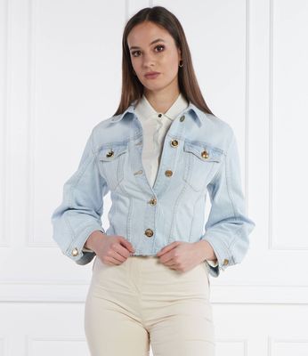 Pinko - Kurtka damska na wiosnę ze sklepu: Gomez Fashion Store w kategorii: Kurtki damskie - zdjęcie 874714-BD9-10338_PI241W000217965