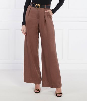 Spodnie damskie retro Pinko ze sklepu: Gomez Fashion Store w kategorii: Spodnie damskie - zdjęcie 874714-BD9-10338_PI241W000226734