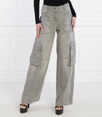 Jeansy damskie w miejskim stylu Elisabetta Franchi ze sklepu: Gomez Fashion Store w kategorii: Jeansy damskie - zdjęcie 874714-BD9-10338_EF241W000109164