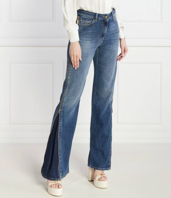 Jeansy damskie w miejskim stylu Elisabetta Franchi ze sklepu: Gomez Fashion Store w kategorii: Jeansy damskie - zdjęcie 874714-BD9-10338_EF241W000113590