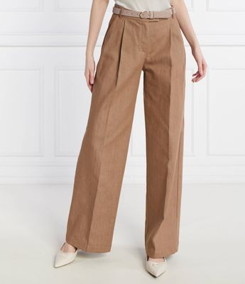 Spodnie damskie retro wiosenne Max & Co. ze sklepu: Gomez Fashion Store w kategorii: Spodnie damskie - zdjęcie 874714-BD9-10338_MX242W000013633