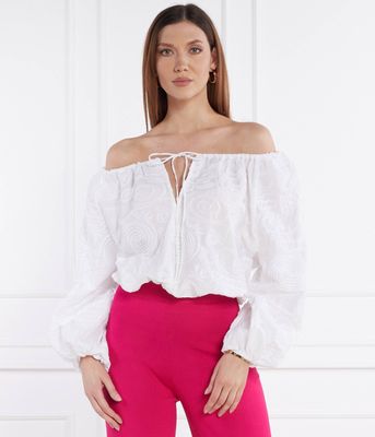 Liviana Conti - Bluzka damska wiosenna ze sklepu: Gomez Fashion Store w kategorii: Bluzki damskie - zdjęcie 874714-BD9-10338_LN242W000004054