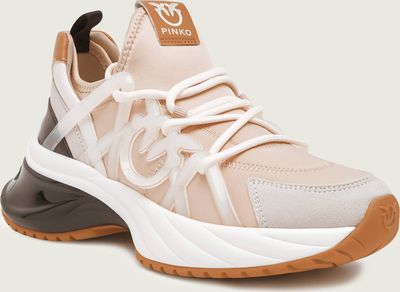 Buty sportowe damskie wiosenne Pinko ze sklepu: Gomez Fashion Store w kategorii: Buty sportowe damskie - zdjęcie 874714-BD9-10338_PI241W000260B42