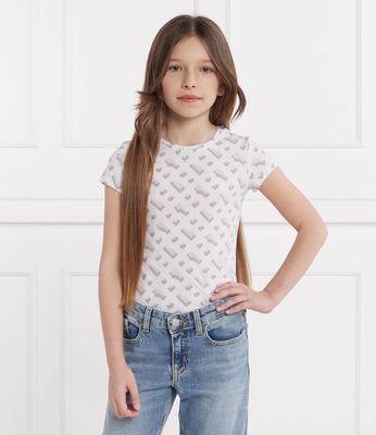 Bluzka dziewczęca na lato BOSS Kidswear ze sklepu: Gomez Fashion Store w kategorii: Bluzki dziewczęce