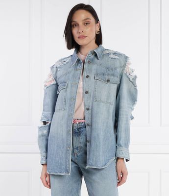 Koszula damska casual DONDUP - made in Italy ze sklepu: Gomez Fashion Store w kategorii: Koszule damskie - zdjęcie 874714-BD9-10338_DN242W000007800