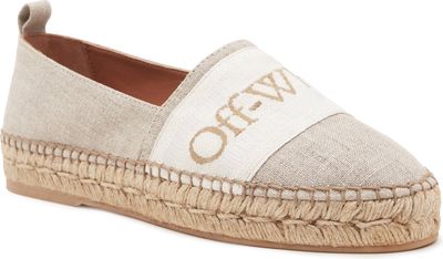 Espadryle damskie na lato Off-White ze sklepu: Gomez Fashion Store w kategorii: Espadryle damskie - zdjęcie 874714-BD9-10338_OF241W000006005
