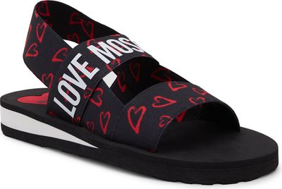 Sandały damskie na lato Love Moschino ze sklepu: Gomez Fashion Store w kategorii: Sandały damskie - zdjęcie 874714-BD9-10338_LM242W000004001