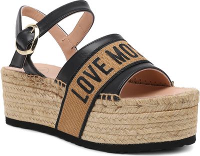 Sandały damskie letnie Love Moschino ze sklepu: Gomez Fashion Store w kategorii: Sandały damskie - zdjęcie 874714-BD9-10338_LM242W000005000