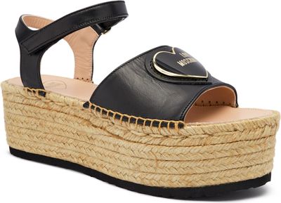 Sandały damskie na lato Love Moschino ze sklepu: Gomez Fashion Store w kategorii: Sandały damskie - zdjęcie 874714-BD9-10338_LM242W000006000