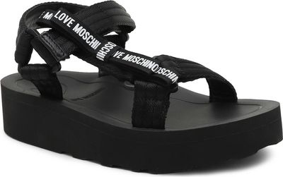 Sandały damskie letnie Love Moschino ze sklepu: Gomez Fashion Store w kategorii: Sandały damskie - zdjęcie 874714-BD9-10338_LM242W000009000