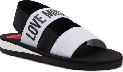 Sandały damskie eleganckie Love Moschino ze sklepu: Gomez Fashion Store w kategorii: Sandały damskie - zdjęcie 874714-BD9-10338_LM242W000014101