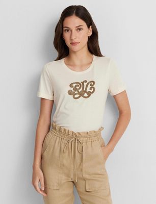 LAUREN RALPH LAUREN - Bluzka damska młodzieżowa ze sklepu: Gomez Fashion Store w kategorii: Bluzki damskie - zdjęcie 874714-BD9-10338_RL241W000043FK5