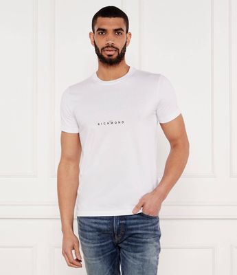 John Richmond - T-shirt męski wiosenny ze sklepu: Gomez Fashion Store w kategorii: T-shirty męskie - zdjęcie 874714-BD9-10338_JR242M000005002