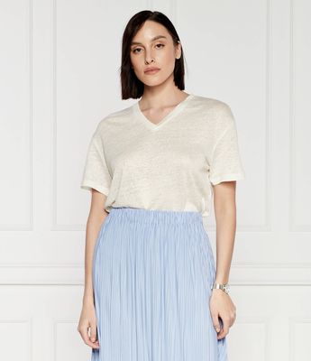 Bluzka damska casual Samsøe Samsøe ze sklepu: Gomez Fashion Store w kategorii: Bluzki damskie - zdjęcie 874714-BD9-10338_SS242W000003058
