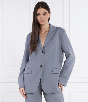 Marynarka elegancki jesienny Samsøe Samsøe ze sklepu: Gomez Fashion Store w kategorii: Marynarki damskie - zdjęcie 874714-BD9-10338_SS242W000026064
