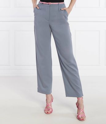 Spodnie damskie wiosenne casualowe Samsøe Samsøe ze sklepu: Gomez Fashion Store w kategorii: Spodnie damskie - zdjęcie 874714-BD9-10338_SS242W000027064