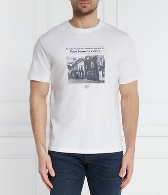 T-shirt męski na wiosnę Pepe Jeans London ze sklepu: Gomez Fashion Store w kategorii: T-shirty męskie - zdjęcie 874714-BD9-10338_PJ242M000039800