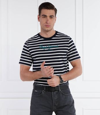 T-shirt męski casual Pepe Jeans London ze sklepu: Gomez Fashion Store w kategorii: T-shirty męskie - zdjęcie 874714-BD9-10338_PJ242M000045594