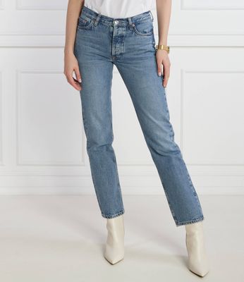 Jeansy damskie w miejskim stylu Samsøe Samsøe ze sklepu: Gomez Fashion Store w kategorii: Jeansy damskie - zdjęcie 874714-BD9-10338_SS241W000005070