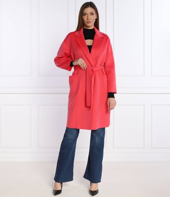 Patrizia Pepe - Płaszcz damski na jesień ze sklepu: Gomez Fashion Store w kategorii: Płaszcze damskie - zdjęcie 874714-BD9-10338_PK241W000087384