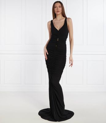 Sukienka dopasowana Elisabetta Franchi ze sklepu: Gomez Fashion Store w kategorii: Sukienki - zdjęcie 874714-BD9-10338_EF242W000004110