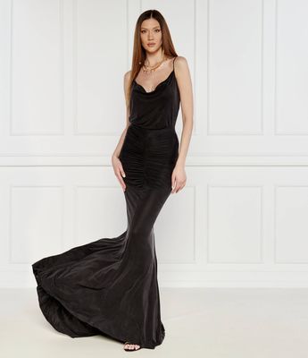 Sukienka dopasowana Elisabetta Franchi ze sklepu: Gomez Fashion Store w kategorii: Sukienki - zdjęcie 874714-BD9-10338_EF242W000007110