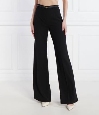 Spodnie damskie jesienne Elisabetta Franchi ze sklepu: Gomez Fashion Store w kategorii: Spodnie damskie - zdjęcie 874714-BD9-10338_EF242W000026110