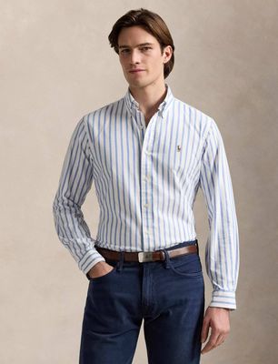 Koszula męska na lato Polo Ralph Lauren ze sklepu: Gomez Fashion Store w kategorii: Koszule męskie - zdjęcie 874714-BD9-10338_PR242M000082MZ2