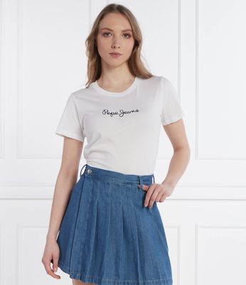 Pepe Jeans London - Bluzka damska casual ze sklepu: Gomez Fashion Store w kategorii: Bluzki damskie - zdjęcie 874714-BD9-10338_PJ242W000037800