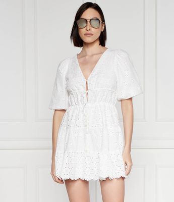 Pepe Jeans London - Sukienka na wiosnę ze sklepu: Gomez Fashion Store w kategorii: Sukienki - zdjęcie 874714-BD9-10338_PJ242W000048800
