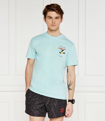 T-shirt męski casual ST.Barth ze sklepu: Gomez Fashion Store w kategorii: T-shirty męskie - zdjęcie 874714-BD9-10338_SB242M000001137