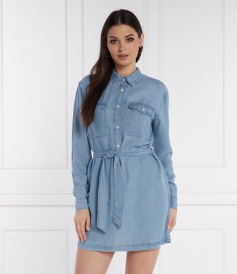 Sukienka koszulowa Pepe Jeans London ze sklepu: Gomez Fashion Store w kategorii: Sukienki - zdjęcie 874714-BD9-10338_PJ242W000074551