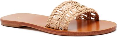 Klapki damskie na lato Patrizia Pepe ze sklepu: Gomez Fashion Store w kategorii: Klapki damskie - zdjęcie 874714-BD9-10338_PK242W000002160