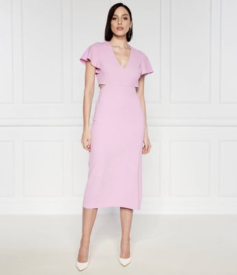Patrizia Pepe - Sukienka elegancka ze sklepu: Gomez Fashion Store w kategorii: Sukienki - zdjęcie 874714-BD9-10338_PK242W000037421
