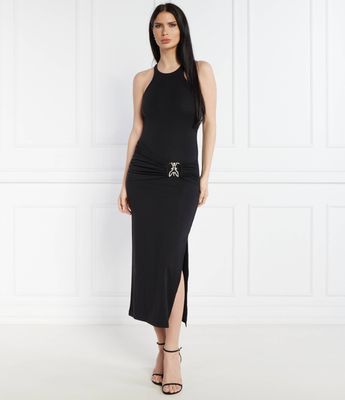 Patrizia Pepe - Sukienka dopasowana ze sklepu: Gomez Fashion Store w kategorii: Sukienki - zdjęcie 874714-BD9-10338_PK242W000041049