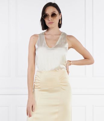 Bluzka damska casual Patrizia Pepe ze sklepu: Gomez Fashion Store w kategorii: Bluzki damskie - zdjęcie 874714-BD9-10338_PK242W000045414