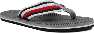 Klapki męskie na lato Tommy Hilfiger ze sklepu: Gomez Fashion Store w kategorii: Klapki męskie - zdjęcie 874714-BD9-10338_TH242M000002G80