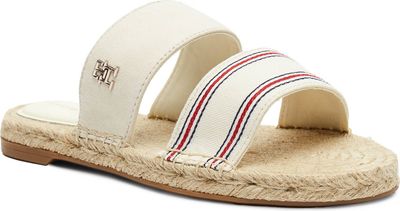 Klapki damskie na lato Tommy Hilfiger ze sklepu: Gomez Fashion Store w kategorii: Klapki damskie - zdjęcie 874714-BD9-10338_TH242W000145763